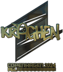 Sticker | kraghen (Gold) | Copenhagen 2024
