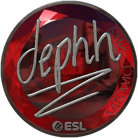 Sticker | dephh (Foil) | Katowice 2019 image