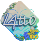 Sticker | latto | Rio 2022 Sticker | latto | Rio 2022 image