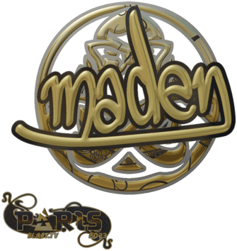 Sticker | maden (ゴールド) | Paris 2023