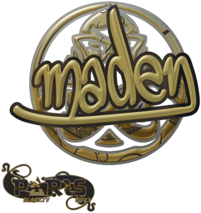 Sticker | maden (ゴールド) | Paris 2023