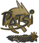 Sticker | Patsi (Gold) | Antwerp 2022 image