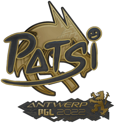 Sticker | Patsi (Altın) | Antwerp 2022