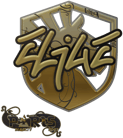 Sticker | EliGE (Gold) | Paris 2023 image