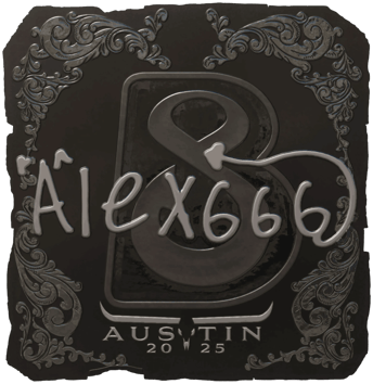 Sticker | alex666 (premium) | Austin 2025