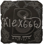 Sticker | alex666 (Foil) | Austin 2025