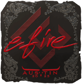 Sticker | efire (Glanz) | Austin 2025