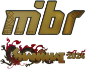 Sticker | MIBR (Gold) | Shanghai 2024 image