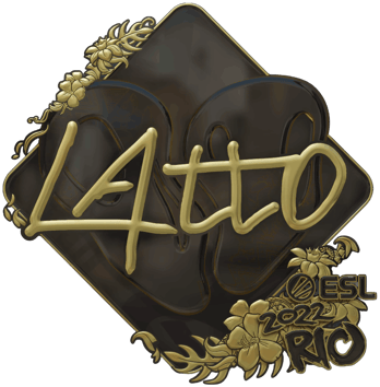 Sticker | latto (kulta) | Rio 2022