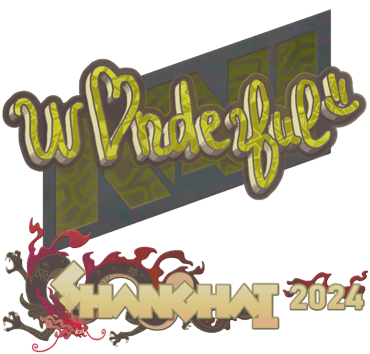Sticker | w0nderful (holo) | Shanghai 2024