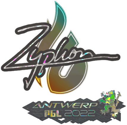 Sticker | Zyphon (brokatowa) | Antwerpia 2022