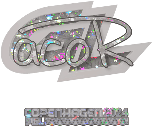 Sticker | acoR (Glitter) | Copenhaga 2024
