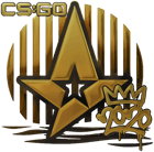 Sticker | Astralis (Gold) | 2020 RMR image