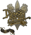 Sticker | DemQQ (Gold) | Paris 2023 image