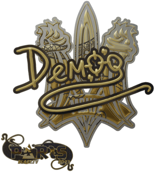 Sticker | DemQQ (Gold) | Paris 2023