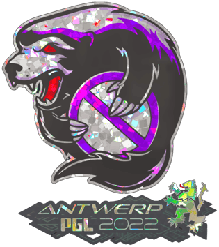 Sticker | Outsiders (purpurina) | Amberes 2022