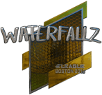 Sticker | waterfaLLZ (Foil) | Boston 2018 image