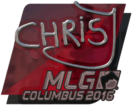 Sticker | chrisJ (Parlak) | MLG Columbus 2016