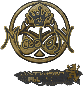 Sticker | maden (ทอง) | Antwerp 2022