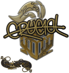 Sticker | CRUC1AL (Gold) | Paris 2023