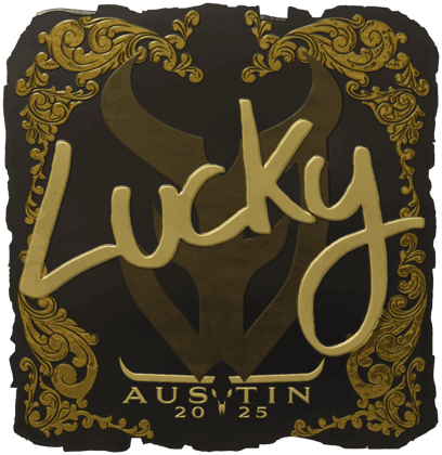 Sticker | Lucky (Gold) | Austin 2025