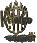 Sticker | Krimbo (Gold) | Antwerp 2022