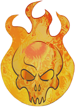 Sticker | Verbrennung (Holo)