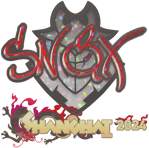Sticker | Snax (Glitter) | Shanghai 2024