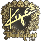 Sticker | kye (Gold) | Budapest 2025 image