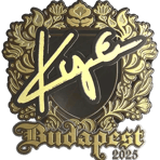 Sticker | kye (Gold) | Budapest 2025