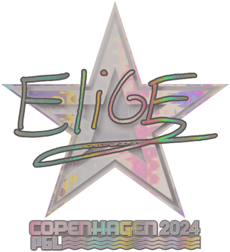 Sticker | EliGE (holograficzna) | Kopenhaga 2024