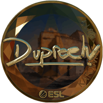 Adesivo | dupreeh (Dourado) | Katowice 2019