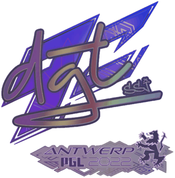 Sticker | dgt (holo) | Antwerpen 2022