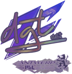 Sticker | dgt (Holo) | Antwerp 2022