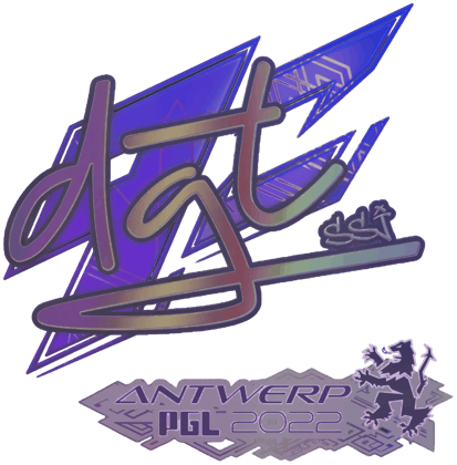 Sticker | dgt (holo) | Antwerpen 2022