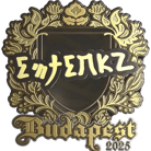Sticker | ewjerkz (Gold) | Budapest 2025 image