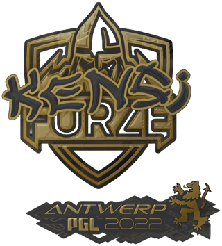 Sticker | KENSi (kulta) | Antwerpen 2022
