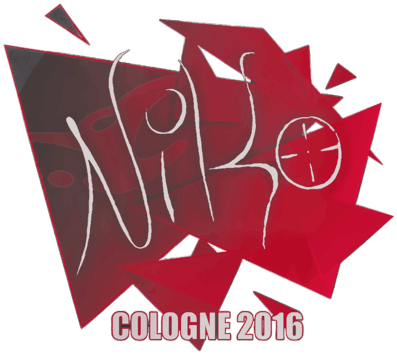 Sticker | NiKo | Cologne 2016