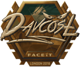 Sticker | DavCost (Gold) | London 2018 image