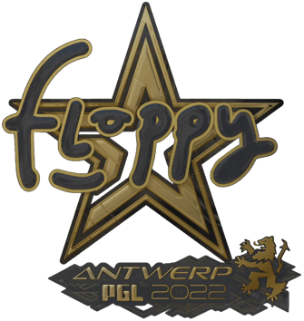 Sticker | floppy(금박) | 안트베르펜 2022