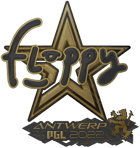 Sticker | floppy (Gold) | Antwerp 2022