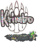 Sticker | Krimbo (Glitter) | Antwerp 2022