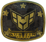 Sticker | HEROIC (Gold) | Austin 2025 image