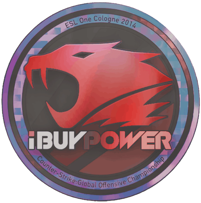 Preview image 1 of Sticker | iBUYPOWER (holograficzna) | Kolonia 2014