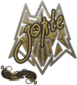 Sticker | zorte (Gold) | Paris 2023