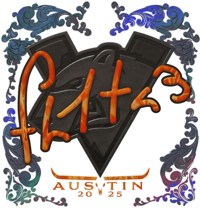 Sticker | FL1T (holograficzna) | Austin 2025