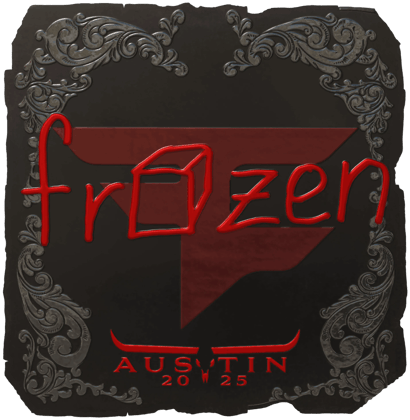 Sticker | frozen (foliowana) | Austin 2025