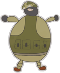 Sticker | Poorly Drawn IDF