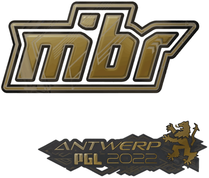 Sticker | MIBR (Oro) | Anversa 2022