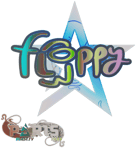 Sticker | floppy (Holo) | Paris 2023